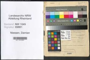 Entnazifizierung Damian Niessen , geb. 06.09.1899 (Spediteur)