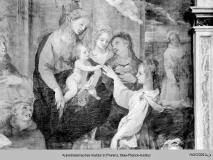 Altar der heiligen Katharina von Alexandrien : Mystische Vermählung der heiligen Katharina
