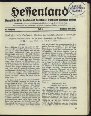 Heft 4, April 1931