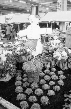 Freiburg: Stadthalle, Blumen- und Gartenausstellung, Gemüseschau