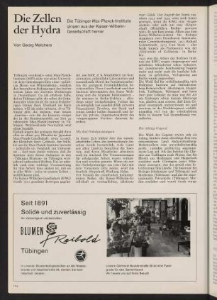 104-110, Die Zellen der Hydra