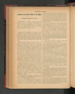 La jonction de la Cote d'Ivoire et du Soudan.