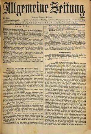 Allgemeine Zeitung. 1880, [4] = 10 - 12