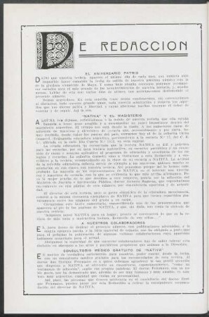 De redacción
