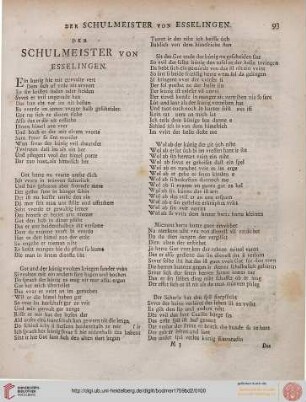 Der Schulmeister von Esslingen