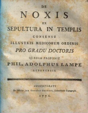De noxis ex sepultura in templis