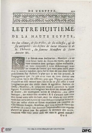 Lettre huitième: De la Haute Égypte