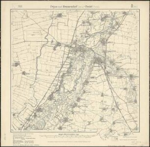 Meßtischblatt 41/57.(2812) :Pegau und Hemmendorf (Sächs.) - Predel (Preuß.), 1908 : Pegau und Hemmendorf (Sächs.) - Predel (Preuß.). - Aufgen. 1906. - 1:25000. - Leipzig, 1908. - 1 Kt.