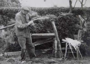 Binden eines Besens