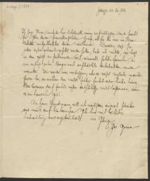 Brief an Johann Karl Bertram Stüve : 22.12.1831