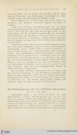 Der Elektrotachyscop oder der elektrische Schnellseher