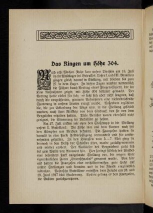 160, Das Ringen um Höhe 304