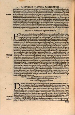 D. Dionysii Carthvsiani Opervm Minorum Tomus ..., 2