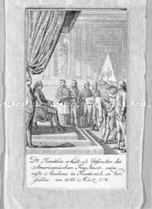 Sprengel's Nordamerikanische Revolution (1764-1783), 12 Blatt - Dr. Franklin ...