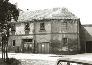 Belgern, Topfmarkt 1. Wohnhaus (1. H. 19. Jh.)