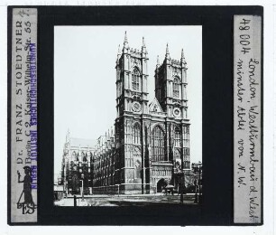 London, Westminster Abbey, Westfassade