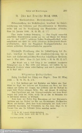 III.2.1 Waldarbeiter. Versicherungen.