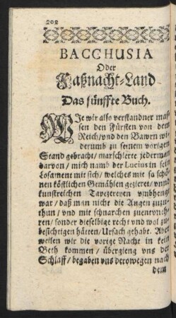 Das fünffte Buch