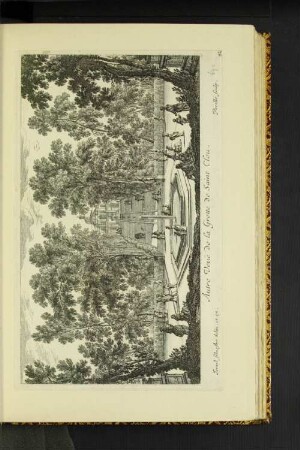 Autre Veue de la Grotte de Saint Clou.