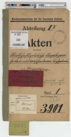 Wirtschaftliche Angelegenheiten aus verschiedenen Sachgebieten und Wirtschaftsspionage
