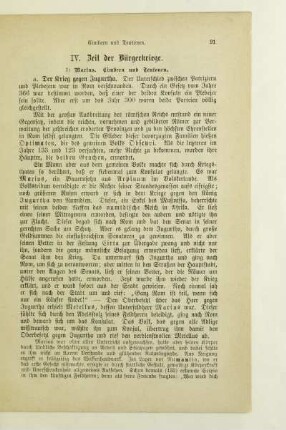 IX. Zeit der Bürgerkriege