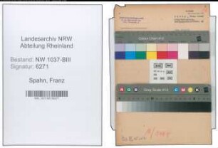 Entnazifizierung Franz Spahn , geb. 29.05.1911 (Regierungsrat)