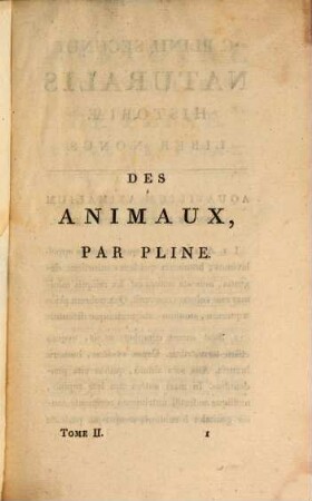 Histoire naturelle des animaux, 2