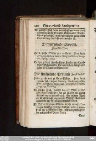 Die vierzehnde Provintz Queucheu.