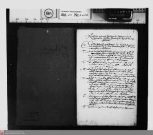 . Konferenzen der Westerwäldischen Stände: Burbach (1677 Juli 22/12), Hadamar (1679 März 11/1, Mai 10), Burbach (1679 Mai 27), Hachenburg (1679 Juli 18/28), Dillenburg (1679 Aug. 22/12), Burbach (1679 Sept. 18/28), Hadamar (1680 Juni 12/2, Siegen (1680 Aug. 2), Hadamar (1681 Febr. 1/11), Burbach (1681 Juli 3, Juni 23), Siegen (1681 Aug. 26/16), Burbach (1681 Dez. 28/1682 Jan. 7)