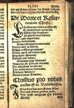 De Morte et Resurrectione Christi.