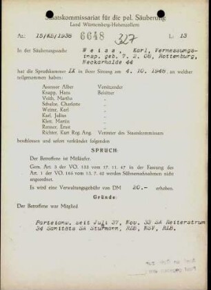 Weiss, Karl