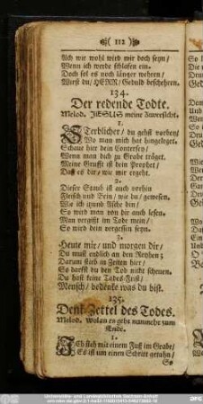 135. Denk-Zettel des Todes.