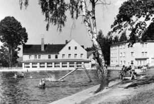 Niederschöna-Hetzdorf. Sumpfmühle, Ferienheim des VEB Narva, Ansichtskarte