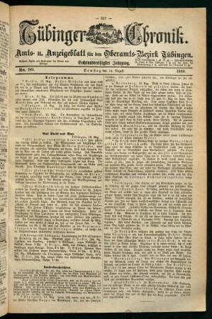 14. August (Nro. 189) - 19. August (Nro. 193)