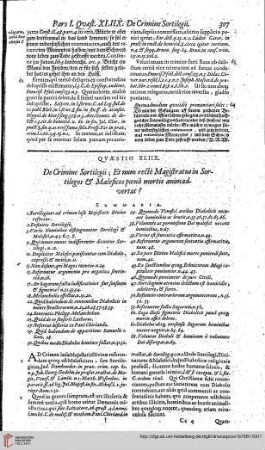 Pars Prima, Quaestio 48-49