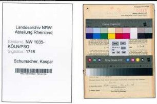 Entnazifizierung Kaspar Schumacher , geb. 03.09.1903 (Fabrikarbeiter)