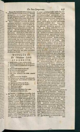 237-257, Titulus III. De oblatione libelli - Titulus XI. De plus-petitionibus