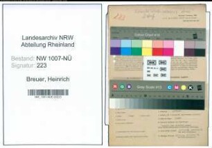 Entnazifizierung Heinrich Breuer , geb. 25.10.1913 (Pfoertner)
