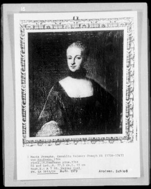 Maria Josepha, Gemahlin Kaiser Josephs II.