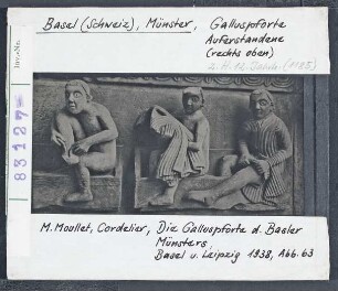 Basel: Münster, Galluspforte, Auferstehung. 2. H. 12. Jhd.