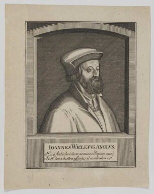 Bildnis des Ioannes Wiclefvs Anglvs