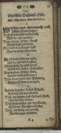 (34.) Ein schön Paßions-Lied