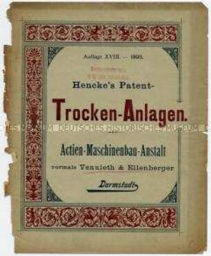 Hencke's Patent-Trocken-Anlagen
