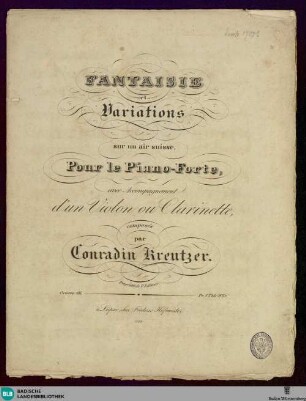 Fantasie et variations sur un air suisse