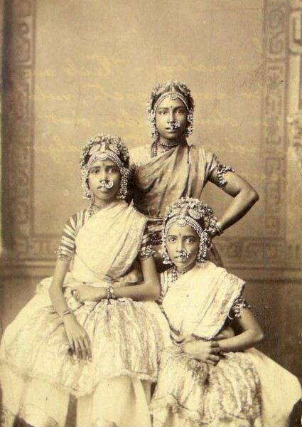 Three Indian nautch girls