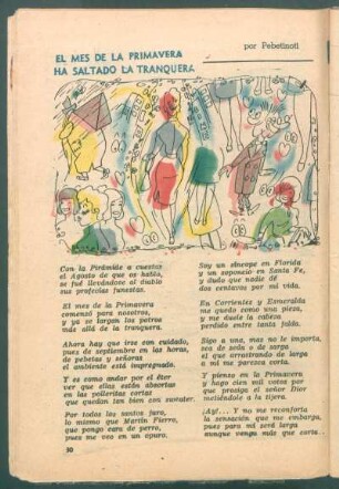 El mes de la primavera ha saltado la tranquera