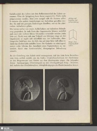 Plakette aus Bronze