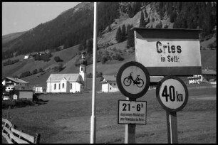 Gries: Verkehrsschilder