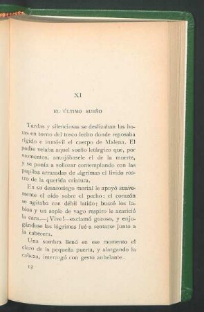 XI El último sueño