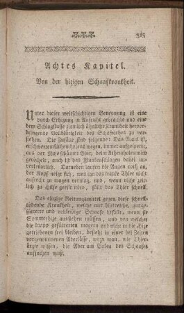 Achtes Kapitel. - Fünfzehntes Kapitel.